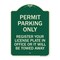 Signmission Register Your License Plate in Office or It Will Towed Away Aluminum Sign, 24" x 18", G-1824-23229 A-DES-G-1824-23229 - alternate 1